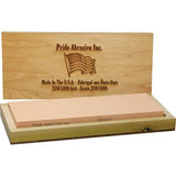 Pride Abrasive Combination Water Stone 220/1000 Grit - Includes Wooden Storage Box by Pride Abrasive