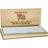 Pride Abrasive Water Stone 6000 10000 Grit Combination - With Wooden Storage Box Included by Pride Abrasive