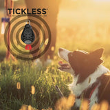Tickless Ultrasonic Repeller PRO-101BL - 94 Percent Tick Protection Without Chemicals For All Pets by TICKLESS