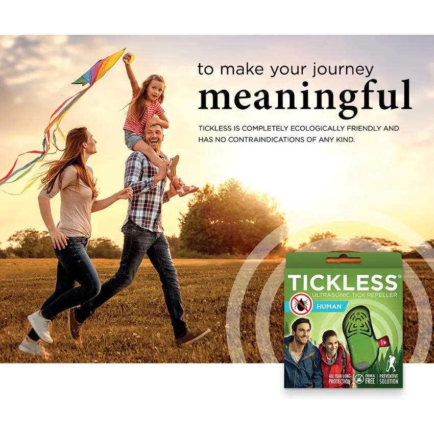 Tickless Ultrasonic Repeller PRO-102GR - 94 Percent Tick Protection Without Chemicals by TICKLESS