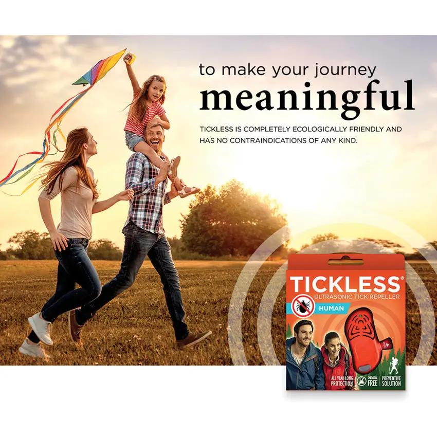 Tickless Ultrasonic Repeller PRO-102OR - 94 Percent Chemical Free Tick Protection Up To 3000 Hours by TICKLESS