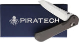 Piratech Knives Kraken Crossbar Lock K01 - CPM S90V Blade, Titanium Handle, Pocket Clip by Piratech Knives