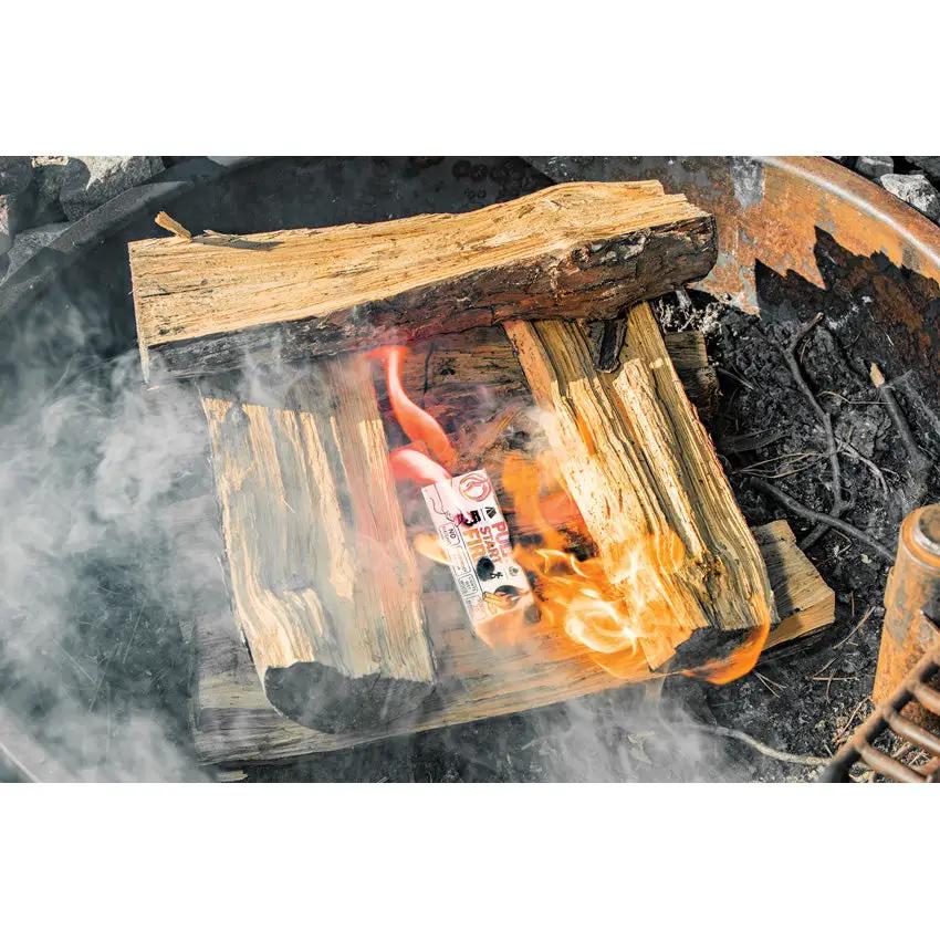 Pull Start Fire 77302 - Windproof No Matches Required Fire Starter Lights Wet Wood Anywhere by Pull Start Fire