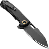 Patriot Tactical Shadowhawk Linerlock - Black Oxide Drop Point Blade With G10 Handle And Pocket Clip by Patriot Tactical