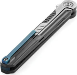 Patriot Tactical Slim Jim Framelock Knife - Satin Stainless Tanto Blade Two-Tone Handle Pocket Clip by Patriot Tactical