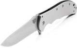 Patriot Tactical Viper Framelock - Assisted Opening Folding Knife With 3.25in Blade Bead Blast Stainless by Patriot Tactical