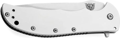Patriot Tactical Viper Framelock - Assisted Opening Folding Knife With 3.25in Blade Bead Blast Stainless by Patriot Tactical