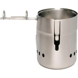 Pathfinder M40 Cook Set Durable All In One Camp Kit With Pot Pan Windscreen 304 Stainless Steel For Hikers And Campers by Pathfinder