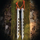Pathfinder Titanium Tent Stake Set 8pc TI TENT STAKE SET 8PC by Pathfinder