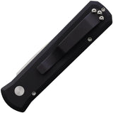 Pro Tech Auto Godson Button Lock Knife Automatic Opening 20CV Satin Blade With Mother Of Pearl Inlay For EDC by Pro Tech