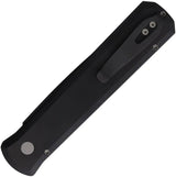Pro Tech Auto Godfather ButtonLock 921 Automatic Opening Knife With DLC Blade And Black Handle - One Hand by Pro Tech