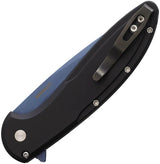 Pro Tech Cambria 2 Button Lock Denim Limited Edition EDC Knife With MagnaCut Blade And Carbon Fiber Inlay by Pro Tech