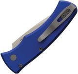 Pro Tech Auto Duke Blue Aluminum Automatic Opening Folding Knife MagnaCut Drop Point 2.75in Blade for EDC Enthusiasts by Pro Tech
