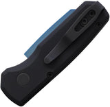 Pro Tech Auto Knife Runt 5 Button Lock Blue CPM-20CV Reverse Tanto For EDC Enthusiasts by Pro Tech