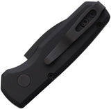 Pro Tech Auto Runt 5 Button Lock Knife - Automatic Opening 2in MagnaCut Wharncliffe Blade Black DLC EDC by Pro Tech