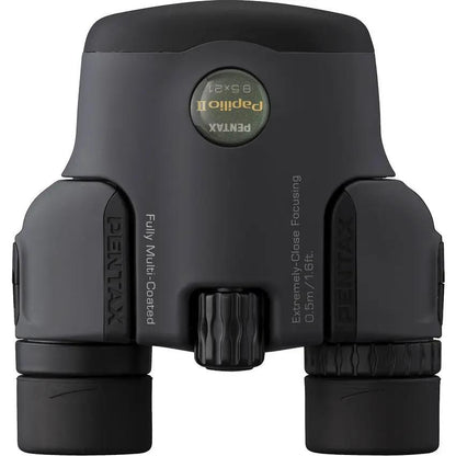 Pentax Papilio II Binoculars 8.5x21 - Ultra Compact Close Focus With Fogproof Waterproof Porro Design by Pentax