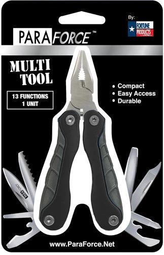 AccuSharp ParaForce Compact Multi Tool 800C With 13 Tools Pliers Knives Scissors For Outdoor Enthusiasts Campers by AccuSharp