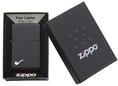 Pipe Black Matte Zippo® Lighter