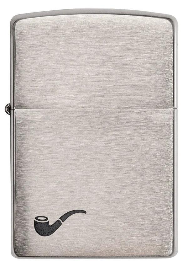 Zippo Pipe Brushed Chrome Windproof Lighter by Zippo