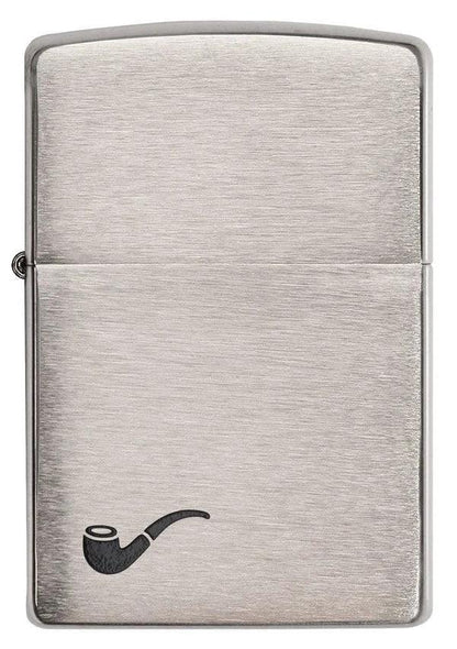 Zippo Pipe Brushed Chrome Windproof Lighter by Zippo