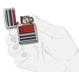 Pipe Wood Design Zippo Pipe Lighter – High Polish Chrome by Zippo