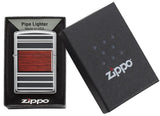 Pipe Wood Design Zippo Pipe Lighter – High Polish Chrome by Zippo
