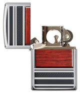 Pipe Wood Design Zippo Pipe Lighter – High Polish Chrome by Zippo
