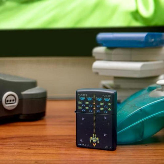 Zippo Pixel Game Lighter – Navy Matte