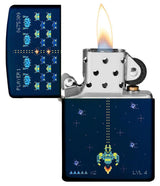 Zippo Pixel Game Lighter – Navy Matte by Zippo