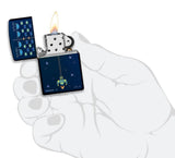 Zippo Pixel Game Lighter – Navy Matte by Zippo