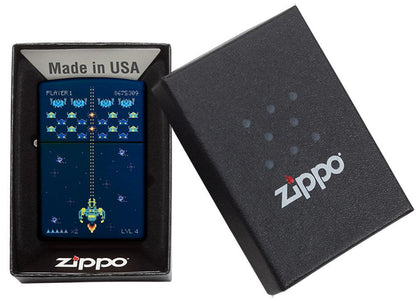 Zippo Pixel Game Lighter – Navy Matte