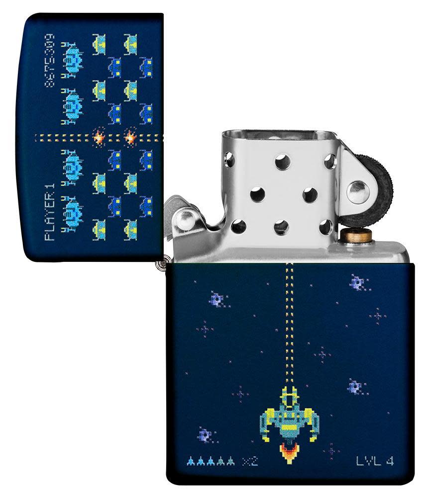 Zippo Pixel Game Lighter – Navy Matte