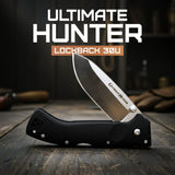 Cold Steel Ultimate Hunter 30U – S35VN Black Folder Knife by Cold Steel