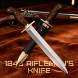 Cold Steel 1849 Rifleman’s Fixed Blade Knife – Rosewood Handle by Cold Steel