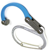 Heroclip HeroClip Blue Steel - 360 Degree Rotating Folding Hook With Slim Profile And 50 Lbs Capacity by Heroclip