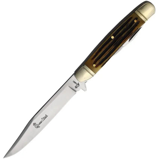 Queen Winter Bottom Fixed Folder - Multiblade Utility With Clip Blade, Pen Blade And Screwdriver by Queen