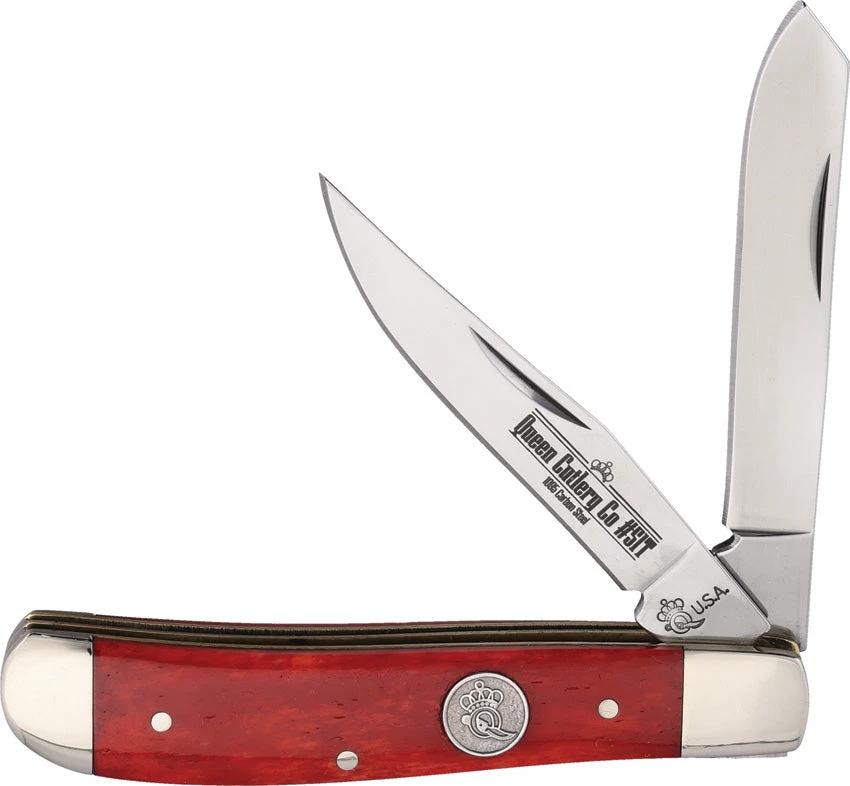 Queen Mini Trapper Red Smooth Bone QRSB07 by Queen