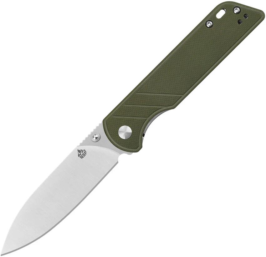 QSP Knife Parrot Linerlock Green V2 QS102-B V2 by QSP Knife