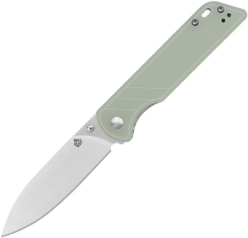 QSP Knife Parrot Linerlock Jade V2 QS102-C V2 by QSP Knife