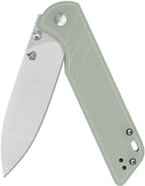 QSP Parrot Linerlock Jade G10 Knife V2 - Satin D2 Blade For Everyday Carry Enthusiasts by QSP Knife