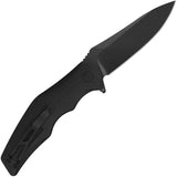 QSP Pangolin Linerlock Knife - D2 Blade Black G10 Handle For Compact Everyday Carry by QSP Knife
