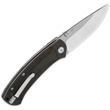 QSP Copperhead Linerlock Knife QS109-C1 - Compact EDC Knife With 3.5 Inch 14C28N Sandvik Blade And Micarta Handle by QSP Knife