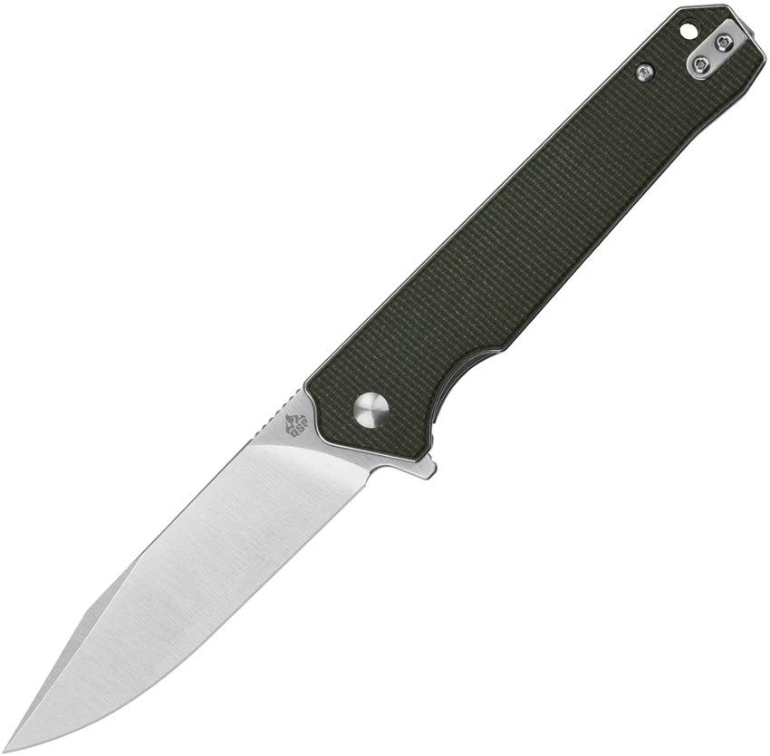 QSP Knife Mamba Linerlock Micarta Green QS111-I1 by QSP Knife