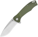 QSP Knife Raven Linerlock Green G10 QS122-B1 by QSP Knife