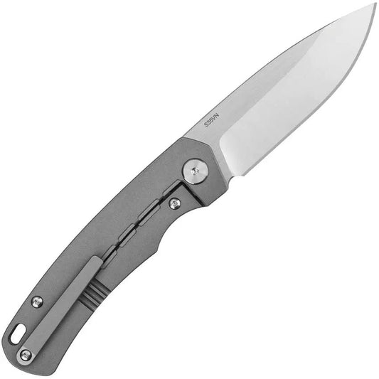 QSP Puffin Framelock Knife - Premium Titanium Handle With 3 Inch Satin S35VN Blade For EDC Enthusiasts by QSP Knife