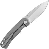 QSP Puffin Framelock Knife - Premium Titanium Handle With 3 Inch Satin S35VN Blade For EDC Enthusiasts by QSP Knife