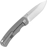 QSP Puffin Framelock Titanium Knife With S35VN Blade Carbon Fiber Inlay EDC Ready by QSP Knife