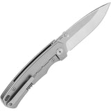 QSP Puffin Framelock Titanium Knife With CPM S35VN Blade And Red White Blue Carbon Fiber Inlay For EDC Enthusiasts by QSP Knife