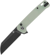 QSP Knife Penguin Button Lock Black Jade QS130BL-B2 by QSP Knife