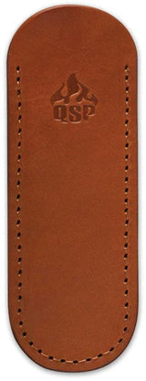 QSP Baby Penguin Fixed Blade Knife 6in EDC Premium Compact Sheepsfoot 14C28N Copper Foil G10 Handle by QSP Knife